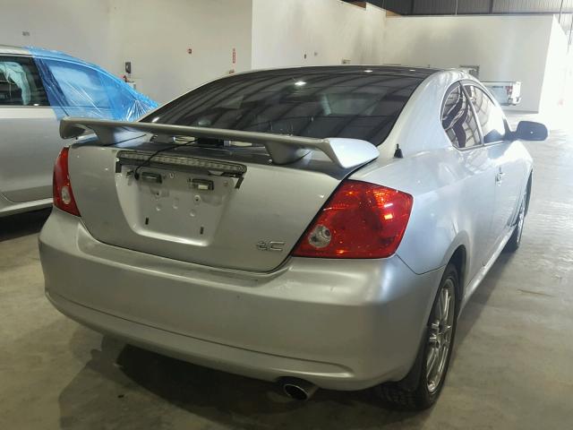 JTKDE177360133414 - 2006 TOYOTA SCION TC 银色 照片 4