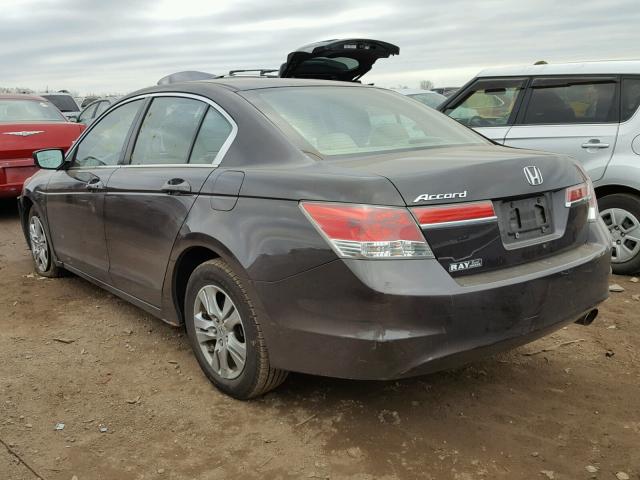 1HGCP2F42BA071276 - 2011 HONDA ACCORD LXP GRAY photo 3