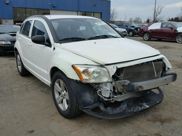 1B3CB4HA4AD600821 - 2010 DODGE CALIBER SX WHITE photo 1