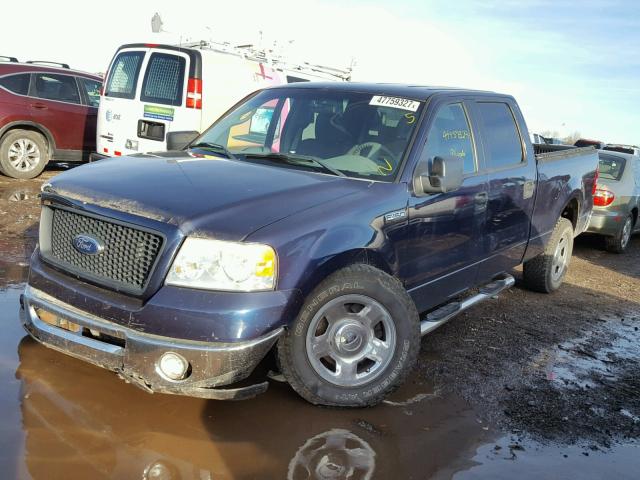 1FTPW12VX6KD76083 - 2006 FORD F150 SUPER BLUE photo 2