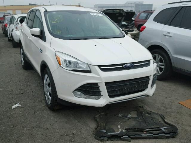 1FMCU0GX1DUD42653 - 2013 FORD ESCAPE SE WHITE photo 1