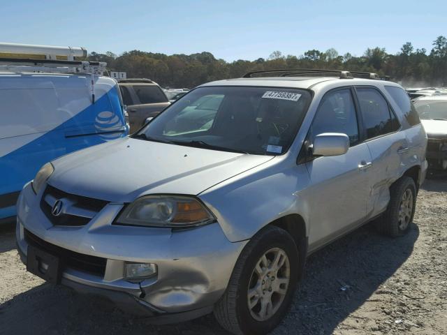 2HNYD18616H538517 - 2006 ACURA MDX TOURIN SILVER photo 2