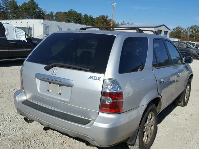 2HNYD18616H538517 - 2006 ACURA MDX TOURIN SILVER photo 4