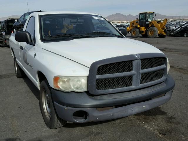 1D7HA16K04J218816 - 2004 DODGE RAM 1500 S WHITE photo 1