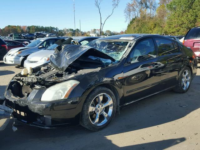 1N4BA41E98C820438 - 2008 NISSAN MAXIMA SE BLACK photo 2