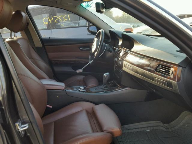 WBAVD53538A010524 - 2008 BMW 335 XI GRAY photo 5