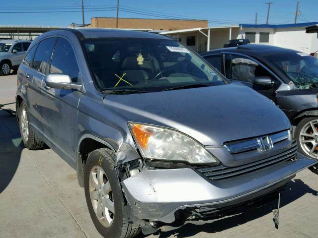 JHLRE38778C045736 - 2008 HONDA CR-V EXL SILVER photo 1