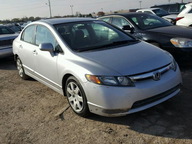 1HGFA16507L027094 - 2007 HONDA CIVIC LX SILVER photo 1