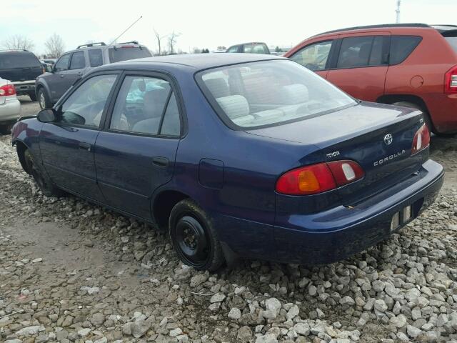 2T1BR12EXWC713743 - 1998 TOYOTA COROLLA VE BLUE photo 3