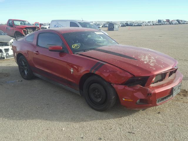 1ZVBP8AN0A5155629 - 2010 FORD MUSTANG RED photo 1