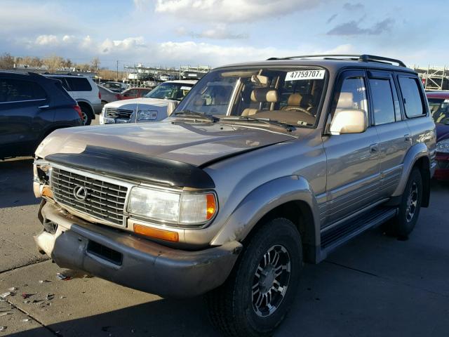 JT6HJ88J8T0150297 - 1996 LEXUS LX 450 BEIGE photo 2