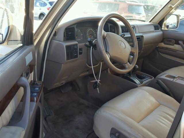 JT6HJ88J8T0150297 - 1996 LEXUS LX 450 BEIGE photo 9