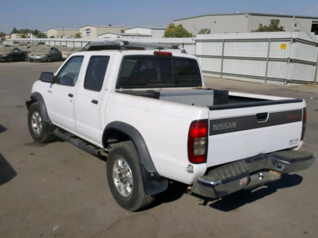 1N6ED27T0YC411427 - 2000 NISSAN FRONTIER C WHITE photo 3