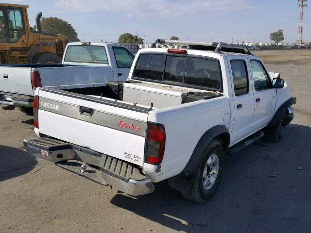 1N6ED27T0YC411427 - 2000 NISSAN FRONTIER C WHITE photo 4