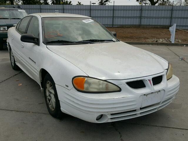 1G2NF52E51M637751 - 2001 PONTIAC GRAND AM S WHITE photo 1
