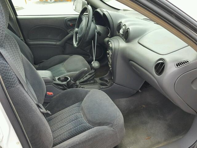 1G2NF52E51M637751 - 2001 PONTIAC GRAND AM S WHITE photo 5