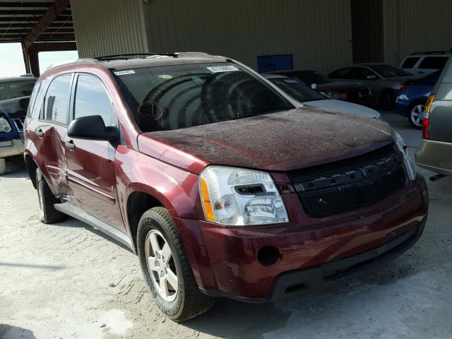 2CNDL13F276017748 - 2007 CHEVROLET EQUINOX LS RED photo 1