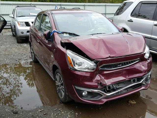 ML32A5HJ9HH000594 - 2017 MITSUBISHI MIRAGE GT MAROON photo 1