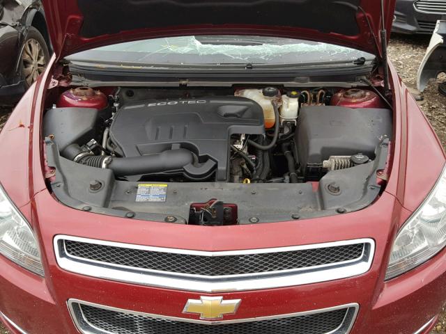 1G1ZJ57B39F144881 - 2009 CHEVROLET MALIBU 2LT BURGUNDY photo 7