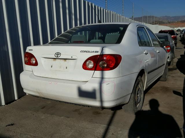 1NXBR32E98Z952357 - 2008 TOYOTA COROLLA CE WHITE photo 4