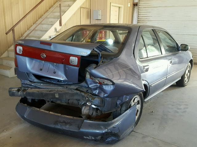 1N4AB41D5XC716544 - 1999 NISSAN SENTRA BAS BLUE photo 4