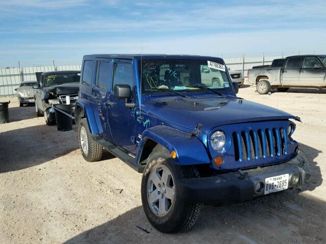 1J4BA5H11AL214358 - 2010 JEEP WRANGLER U BLUE photo 1