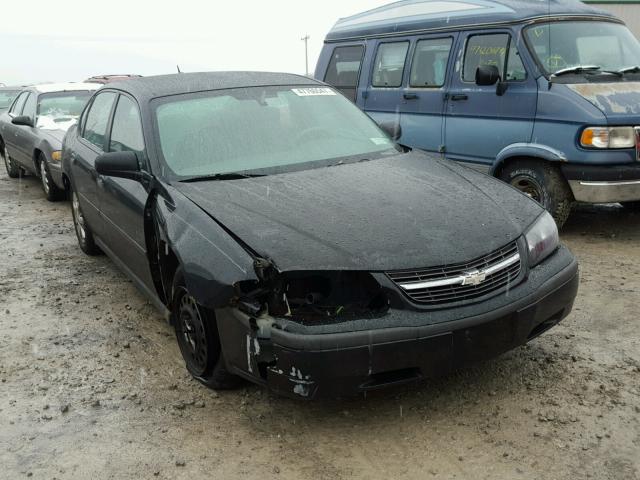 2G1WF52E559322606 - 2005 CHEVROLET IMPALA BLACK photo 1