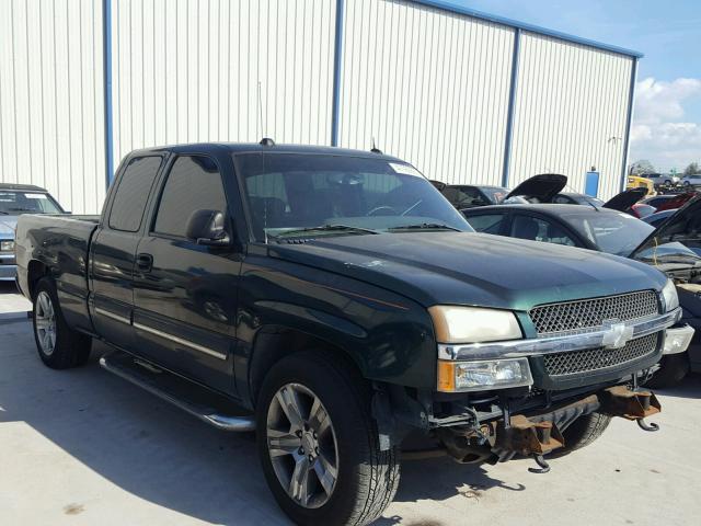 2GCEC19N451251181 - 2005 CHEVROLET SILVERADO GREEN photo 1