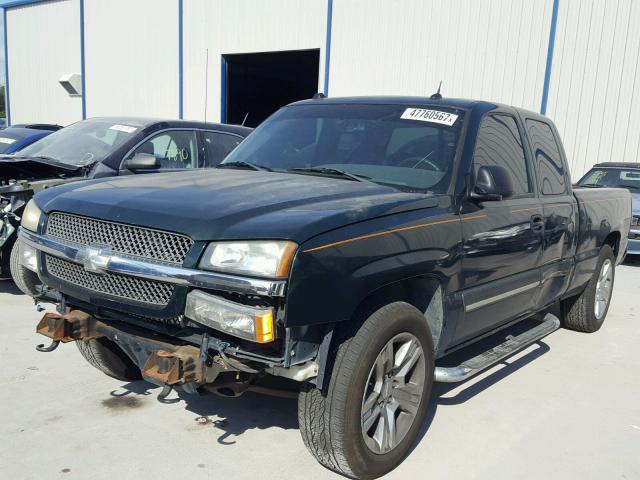 2GCEC19N451251181 - 2005 CHEVROLET SILVERADO GREEN photo 2