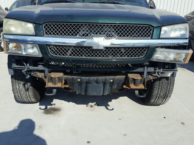 2GCEC19N451251181 - 2005 CHEVROLET SILVERADO GREEN photo 9