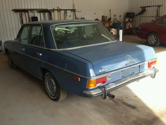 11501012084959 - 1972 MERCEDES-BENZ 220  BLUE photo 3