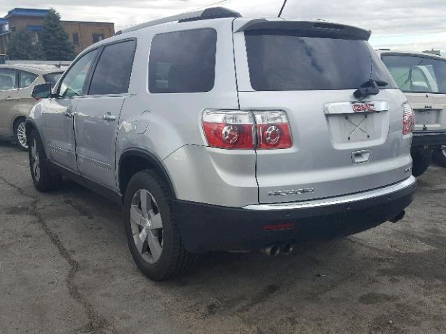 1GKKVRED1CJ105305 - 2012 GMC ACADIA SLT 银色 照片 3