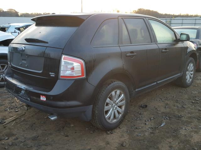 2FMDK49C57BA45889 - 2007 FORD EDGE SEL P BLACK photo 4