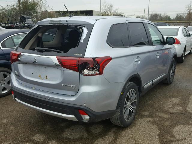 JA4AZ3A33GZ016505 - 2016 MITSUBISHI OUTLANDER GRAY photo 4