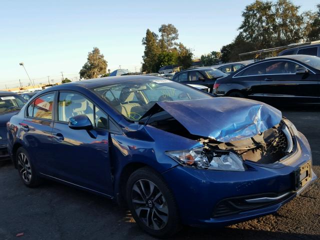 19XFB2F88DE287534 - 2013 HONDA CIVIC EX Mavi foto 1