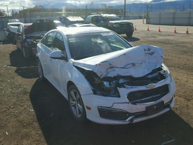 1G1PE5SB1F7102749 - 2015 CHEVROLET CRUZE LT WHITE photo 1