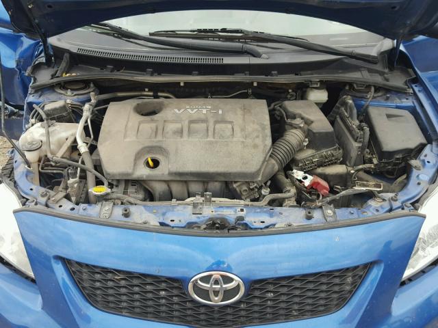 JTDBU4EE5A9116168 - 2010 TOYOTA COROLLA BA BLUE photo 7