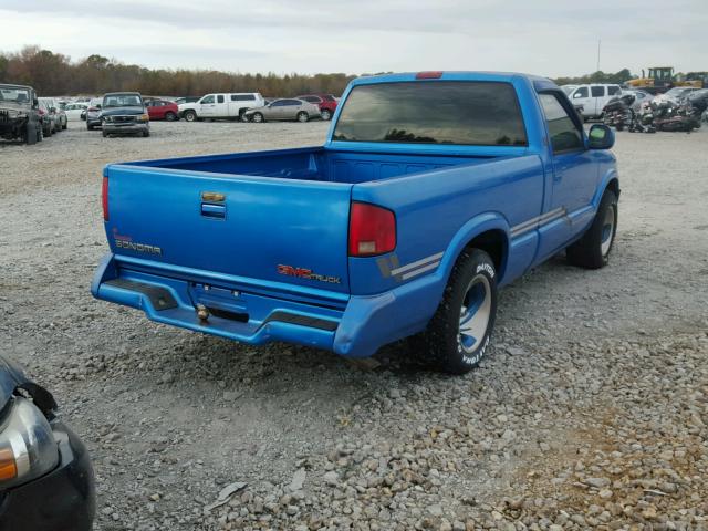 1GTCS1448R8504014 - 1994 GMC SONOMA BLUE photo 4