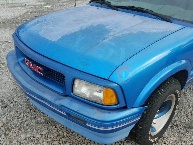 1GTCS1448R8504014 - 1994 GMC SONOMA BLUE photo 9