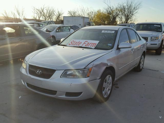 5NPET46C47H285594 - 2007 HYUNDAI SONATA GLS SILVER photo 2