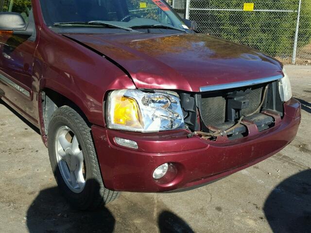 1GKET16S726104534 - 2002 GMC ENVOY XL RED photo 9