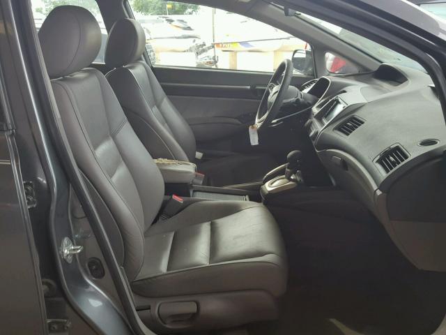 2HGFA16929H311927 - 2009 HONDA CIVIC EXL გრაფიტი ფოტო 5