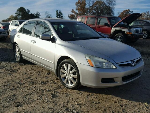 1HGCM66557A063446 - 2007 HONDA ACCORD EX SILVER photo 1