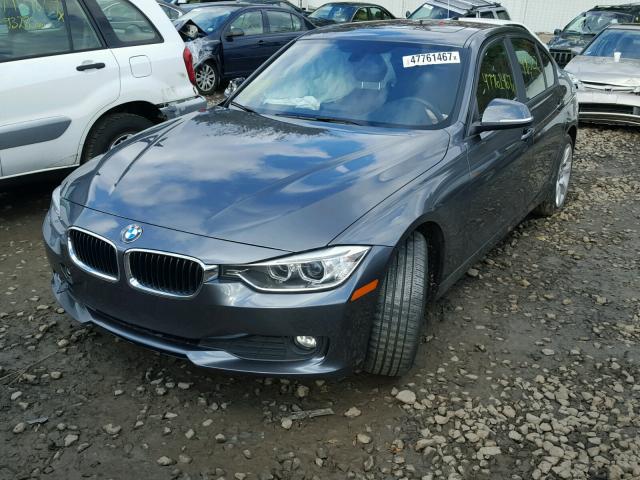 WBA3C3C59EP661163 - 2014 BMW 320 I GRAY photo 2