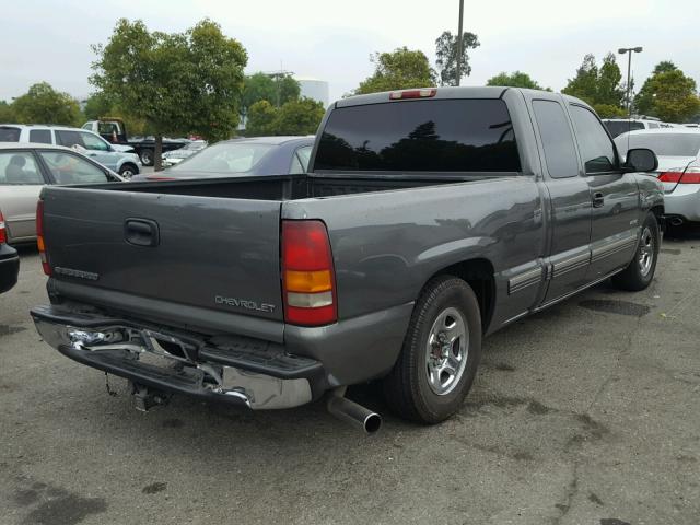 2GCEC19T911223210 - 2001 CHEVROLET SILVERADO GRAY photo 4