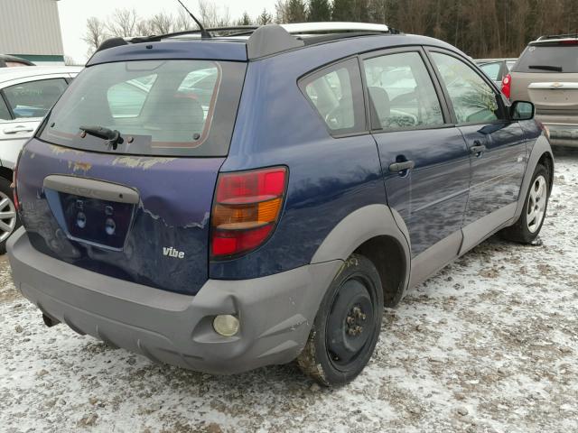 5Y2SL62803Z406804 - 2003 PONTIAC VIBE BLUE photo 4