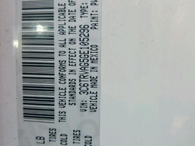 3C6TRVAG5GE105296 - 2016 RAM PROMASTER 白色 照片 10