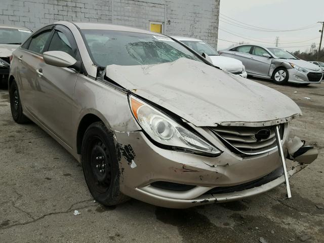 5NPEB4AC8BH277565 - 2011 HYUNDAI SONATA GLS BROWN photo 1