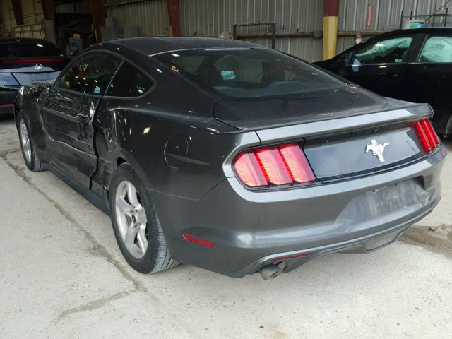 1FA6P8AM8F5378056 - 2015 FORD MUSTANG GRAY photo 3