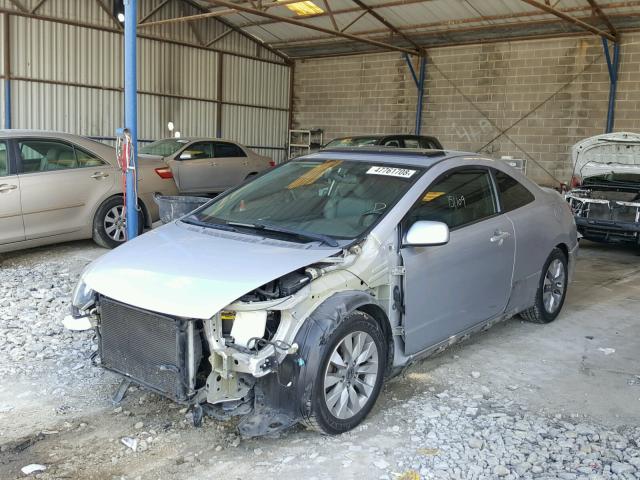 2HGFG12939H502227 - 2009 HONDA CIVIC EXL ვერცხლისფერი ფოტო 2